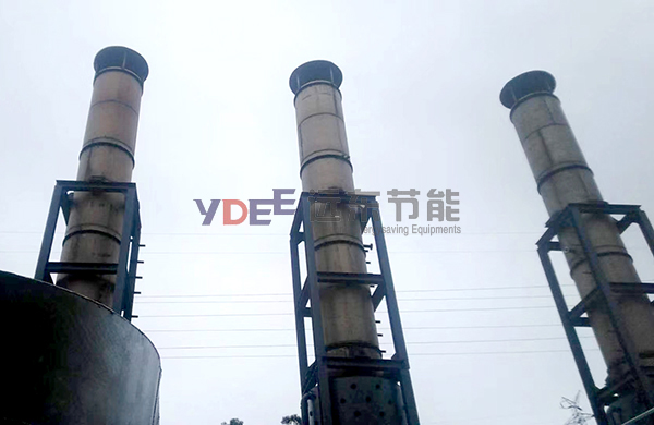 三台1200万大卡黄磷尾气低氮燃烧机使用现场