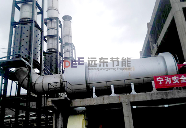 三台1200万大卡黄磷尾气低氮燃烧机使用现场